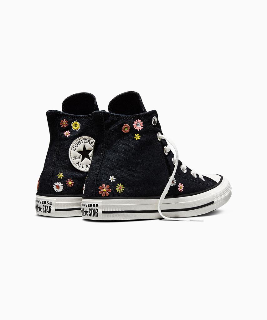 Converse Кеды Chuck Taylor All Star с вышивкой цветов, черные, A16902C