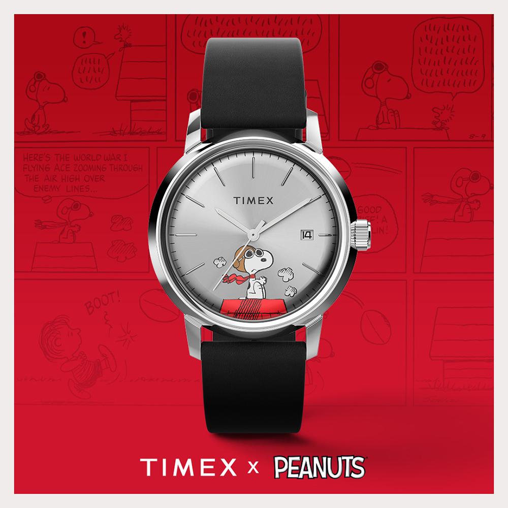 [Timex] Peanuts Marlin Automatic Snoopy Flying Ace Watch 40mm TW2W49600