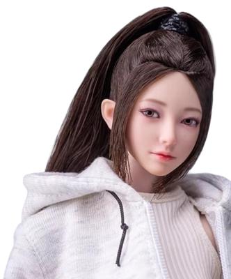 Игрушки Хобби Масштабная Экшн-фигурка Совместимая с телом TBLeague i8TOYS Junior Bishoujo Экшн Глаза Азиатская Красавица Женская Голова и Одежда Нет &