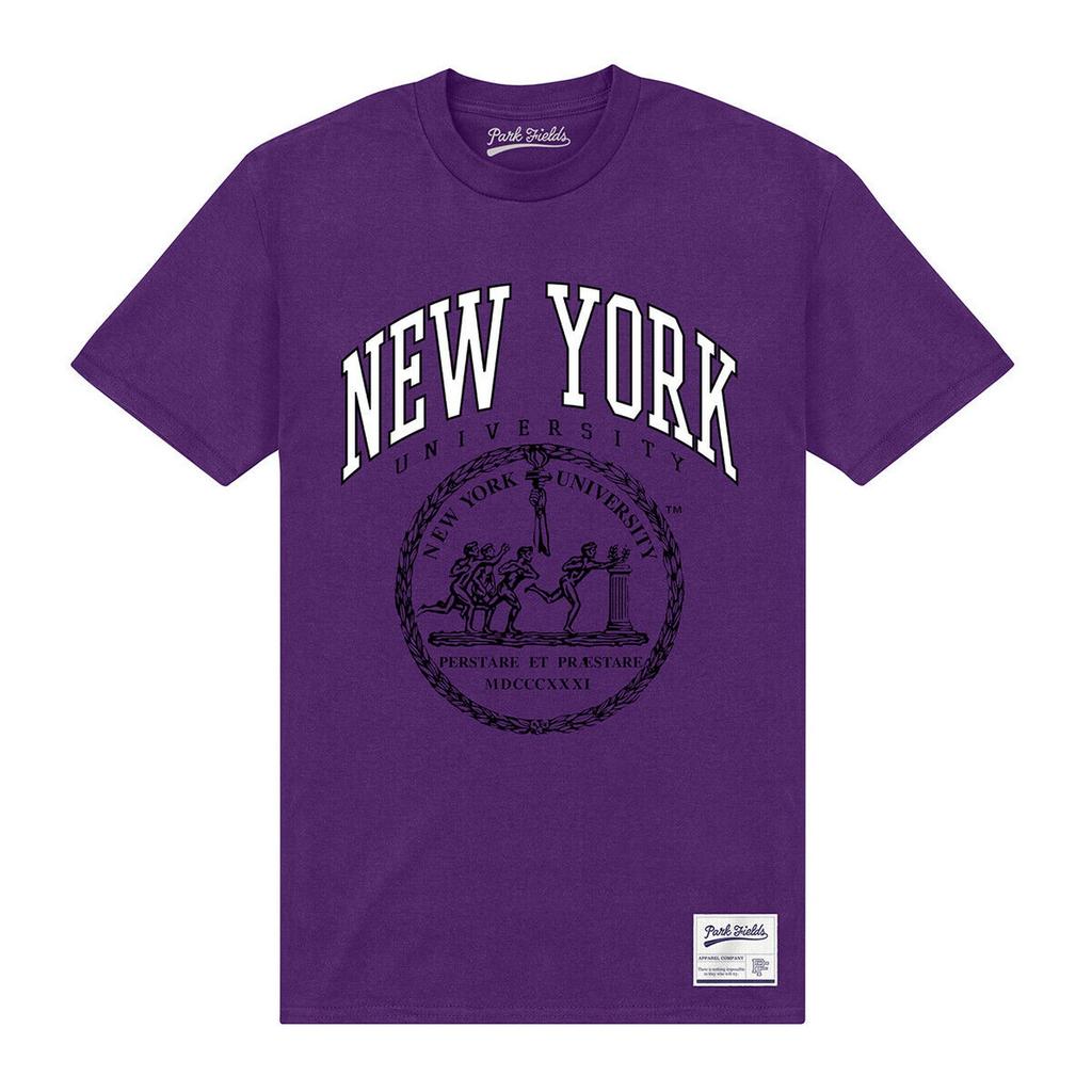 New York University Unisex Adult Crest T-Shirt
