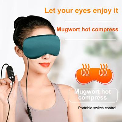 1 комплект накладок на глаза с подогревом для сухих глаз Питание от USB с регулируемым таймером температуры Бархатная накладка на глаза Moxa для снятия дискомфорта в глазах Крышка для век