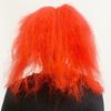 Halloween supplies Prank latex mask for fools Red-haired skull clown latex mask