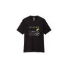 Uniqlo Мужская футболка с коротким рукавом и круглым вырезом с мультяшным принтом Черная 428707-09
