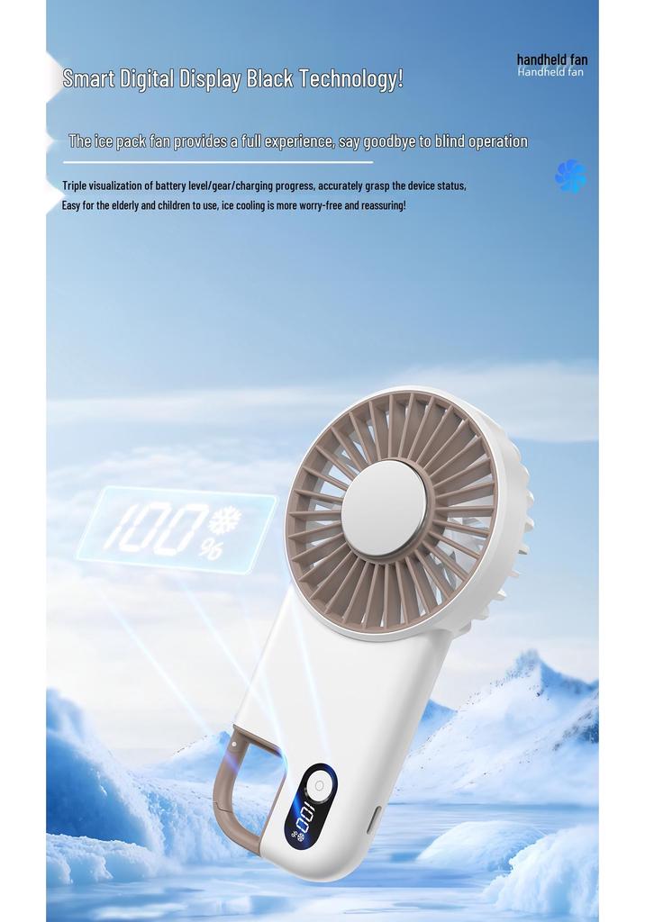 Portable Mini Handheld USB Fan with Adjustable Wind Speeds