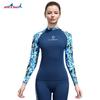 Men Women UV Protection Rash Guard Long Sleeve Swimwear Snorkeling Diving Surfing Water Sports