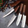 Forged Meat Cleaver Japanese Chef Knife Professional Kitchen Slicing Butcher Knife Santoku Knife Handmade Filleting Cutter Tools