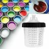 Одноразовый стакан для краски 22 унции 600 мл H/O Quick Cup с внешней резьбой 16X1.5 для краскопульта con