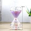 Креативные жидкие песочные часы - Белый бриллиант, масляный таймер, подарок для студентов и учителей в школе, на фестивале или на выпускном.