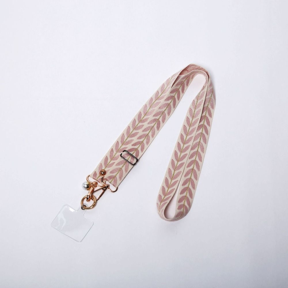 Adjustable Phone Antilost Lanyard Wide Cloth Cell Phone Lanyard Long Phone Strap Shoulder Strap