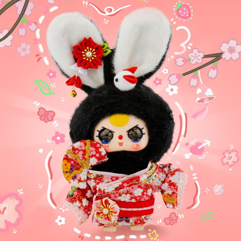 TOP TOY x Baby Three [Макаронный Кролик Эксклюзив для Японии] Серия Плюшевая Мягкая Виниловая Подвеска [1 шт.] Гачапон Сюрприз Фигурка Пластиковая Модель Премиум Игрушка