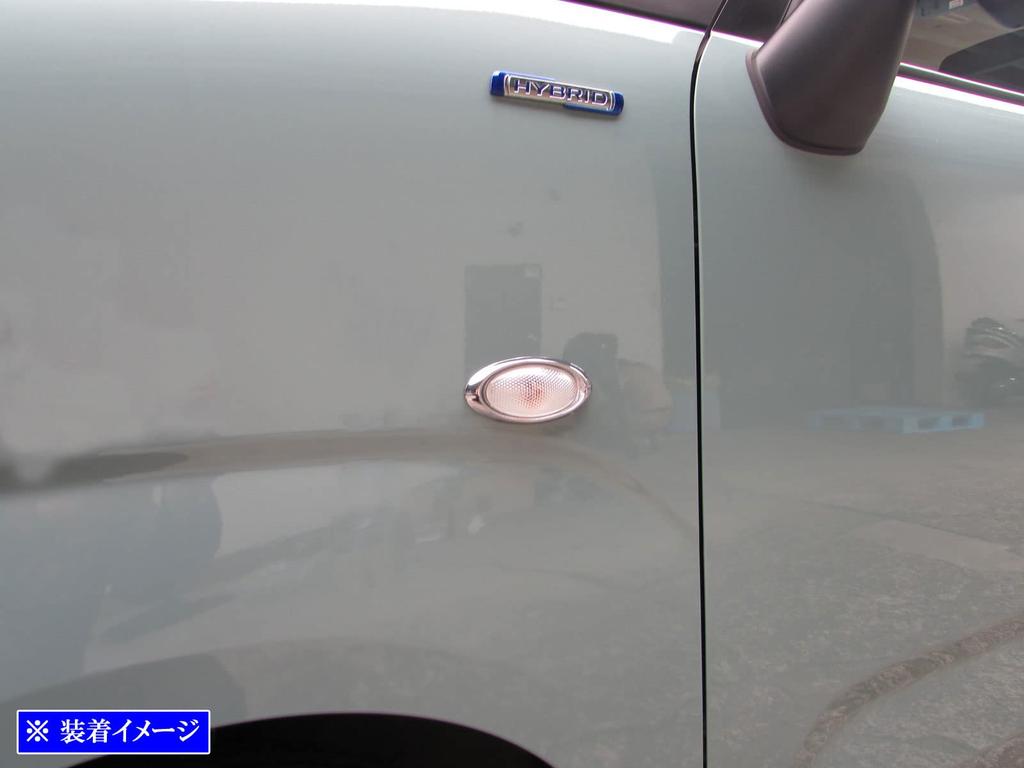 BRIGHTZ Wagon R Smile MX81S MX91S Хромированные кольца боковых повторителей поворота Тип B MX 81S MX 91S 81 91 [SID-RIN-050]