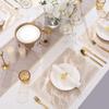 Waterproof Oil Resistant PVC Table Mats with Non Slip Backing Set of 6 Contemporary Rectangle Placemats for Dining