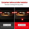 Red Car Triangle Rear Brake Stop Light Warning Strobe Led Safety  Indicator Lamp
