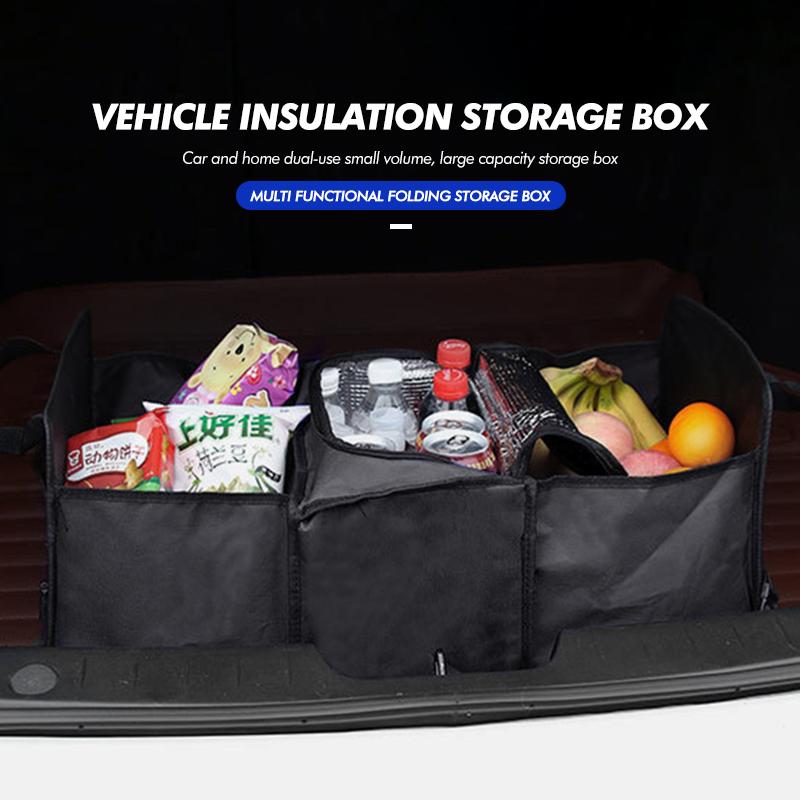 Car Trunk Collapsible Multi-Compartment Organizers Foldable For Mercedes Benz W211 W124 W176 W177 C180 C200 C260 C300 GLC CLE BV4