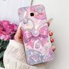For Samsung J4 Plus Case Clear Cute Fashion Flowers Cool Painted Back Cover For Samsung Galaxy J4+ Phone Case SM-J415F SM-J415G