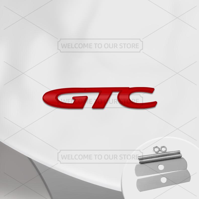 Car 3D Metal GTC Body Emblem Grille Badge Decals Auto Tail Sticker For Opel Astra Vectra Zafira Vivaro Insignia Rocks OPC Junior VS5