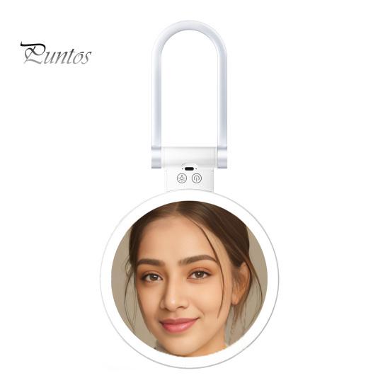 Зеркало для макияжа со светодиодной подсветкой, 5/10/20/30-кратное увеличение, двустороннее косметическое зеркало с подсветкой, зарядка через USB, регулируемая яркость, портативное, для путешествий