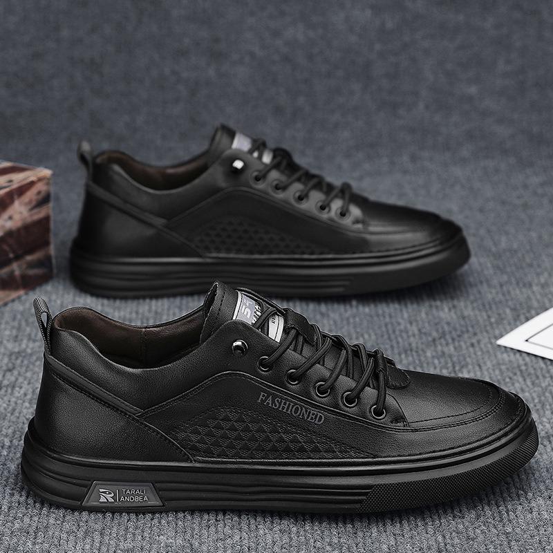 Summer and autumn men's low-top casual shoes trendy little white shoes lace-up board shoes men's shoes casual