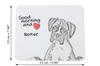Boxer, German Boxer III – Mouse pad with print, personalized dog-themed mouse pad | Art-Dog