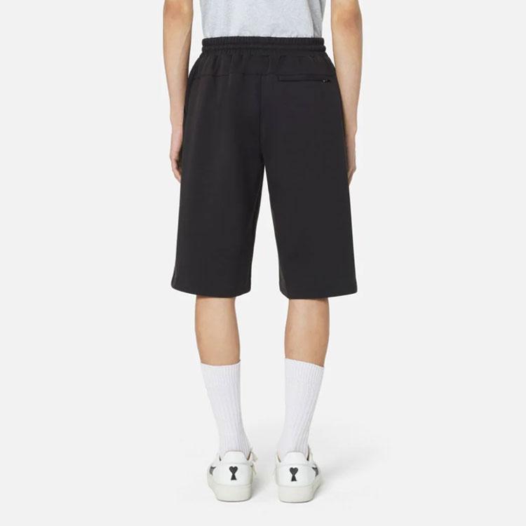 Puma X Ami Paris SS22 Однотонные повседневные шорты с логотипом в форме сердца Мужские брюки черные 534071-01
