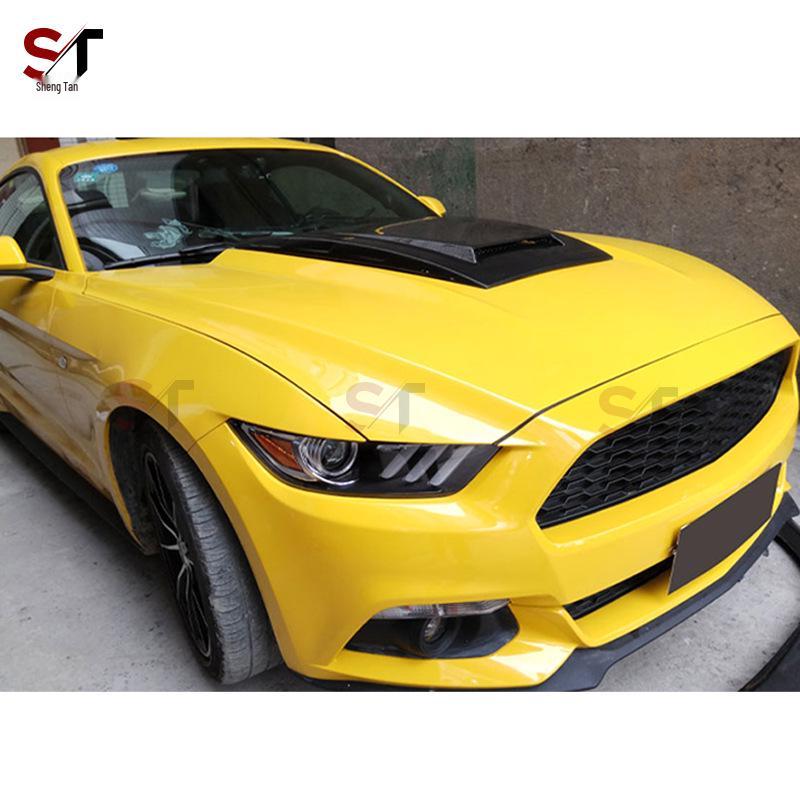 Комплект кузовных деталей из углеродного волокна для капота 2015-2017 Ford Mustang