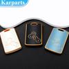 Чехол для ключей из ТПУ, брелок для Renault Duster Captur Clio Logan Megane Koleos Scenic Nema Fluence Zoe, аксессуары с 4 кнопками