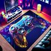Коврик для игровой зоны для подростков, ковер для мальчиков, 3D-прозрачный геймпад, игровой контроллер для игровой комнаты, спальни для мальчиков и девочек, игровой комнаты, напольный коврик