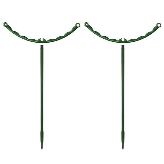 Колья для поддержки растений Штабелируемые Полукруглые Колья для растений Легкая сборка Колья Решетка Клетки для растений для комнатных и уличных Томатов