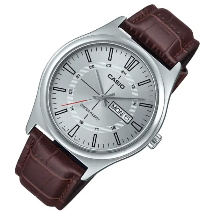 Casio Мужские часы стандартной серии Серебристые MTP-V006L-7C MTP-V006L-7C