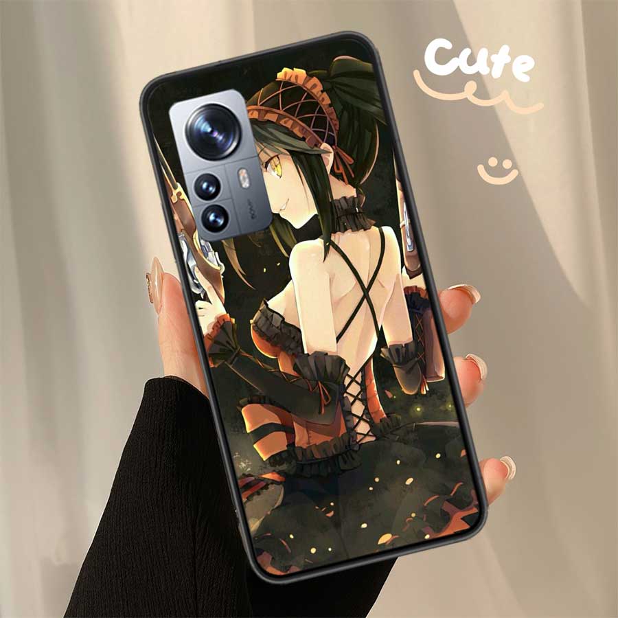Чехол для телефона Date A Live Токисаки Куруми для Xiaomi Poco X7 X6 X5 X4 X3 GT NFC M4 M5 Pro 5G M3 Mi F6 F5 F4 F3 F2 F1 Capa Coque TPU