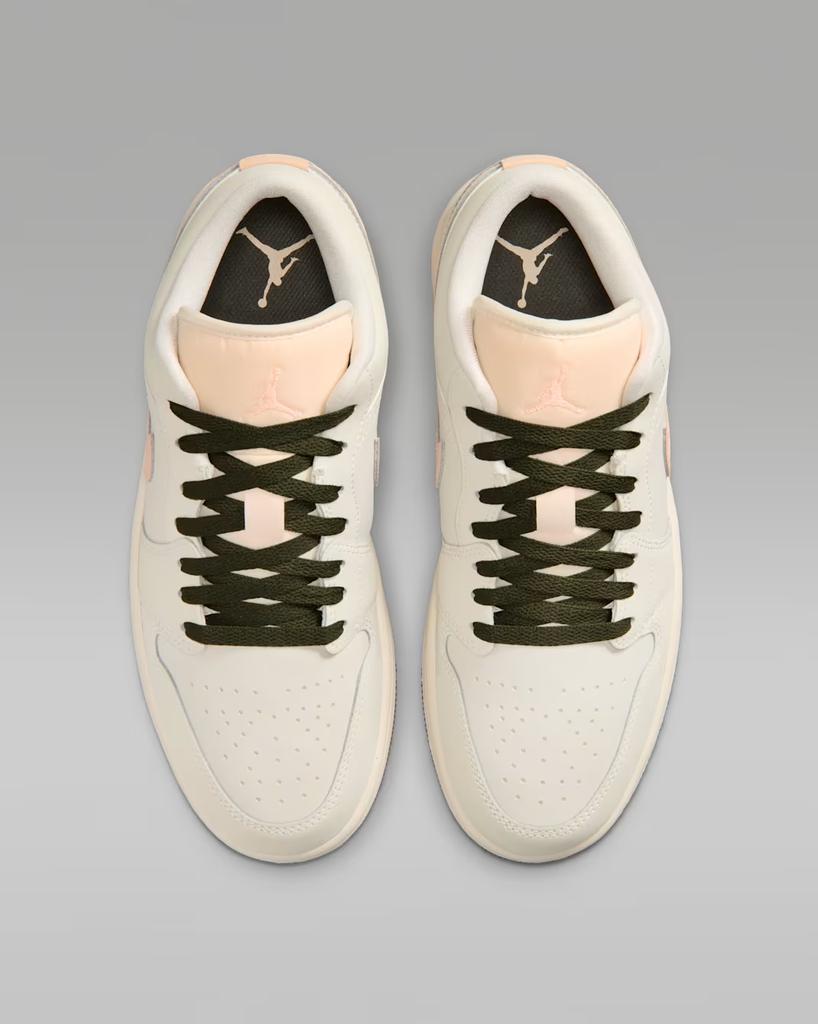 DC0774-111 Nike Air Jordan 1 Low Sail Crimson Tint (Женский)