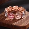 Новый цвет Масло Геометрическая Роза Эластичный Браслет Мода Премиум Женский Универсальный Сплав Браслет