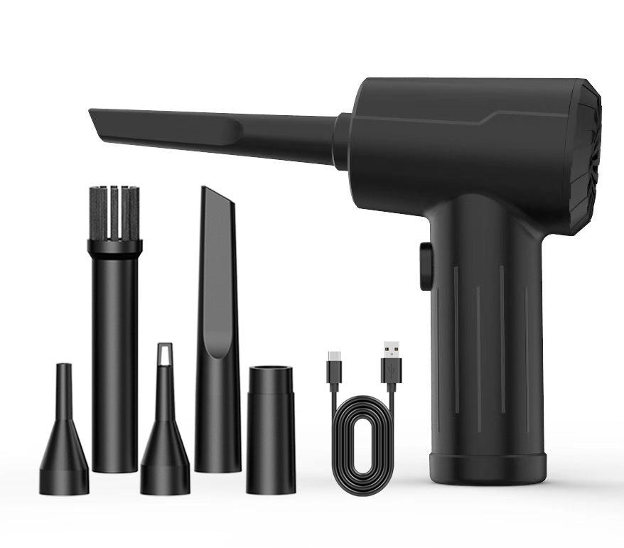 Портативный беспроводной пылеуловитель двойного назначения для чистки дома, автомобиля и электроники (Клавиатура, Корпус компьютера)