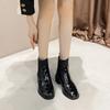 Модные ботильоны Новинка Женские короткие туфли Элегантные на среднем каблуке Осенние женские ботильоны по акции Зима 2024 Мода Горячий Y2k