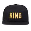 Детская бейсболка с вышивкой KING, модная солнцезащитная кепка Snapback для мальчиков и девочек, уличные спортивные кепки в стиле хип-хоп