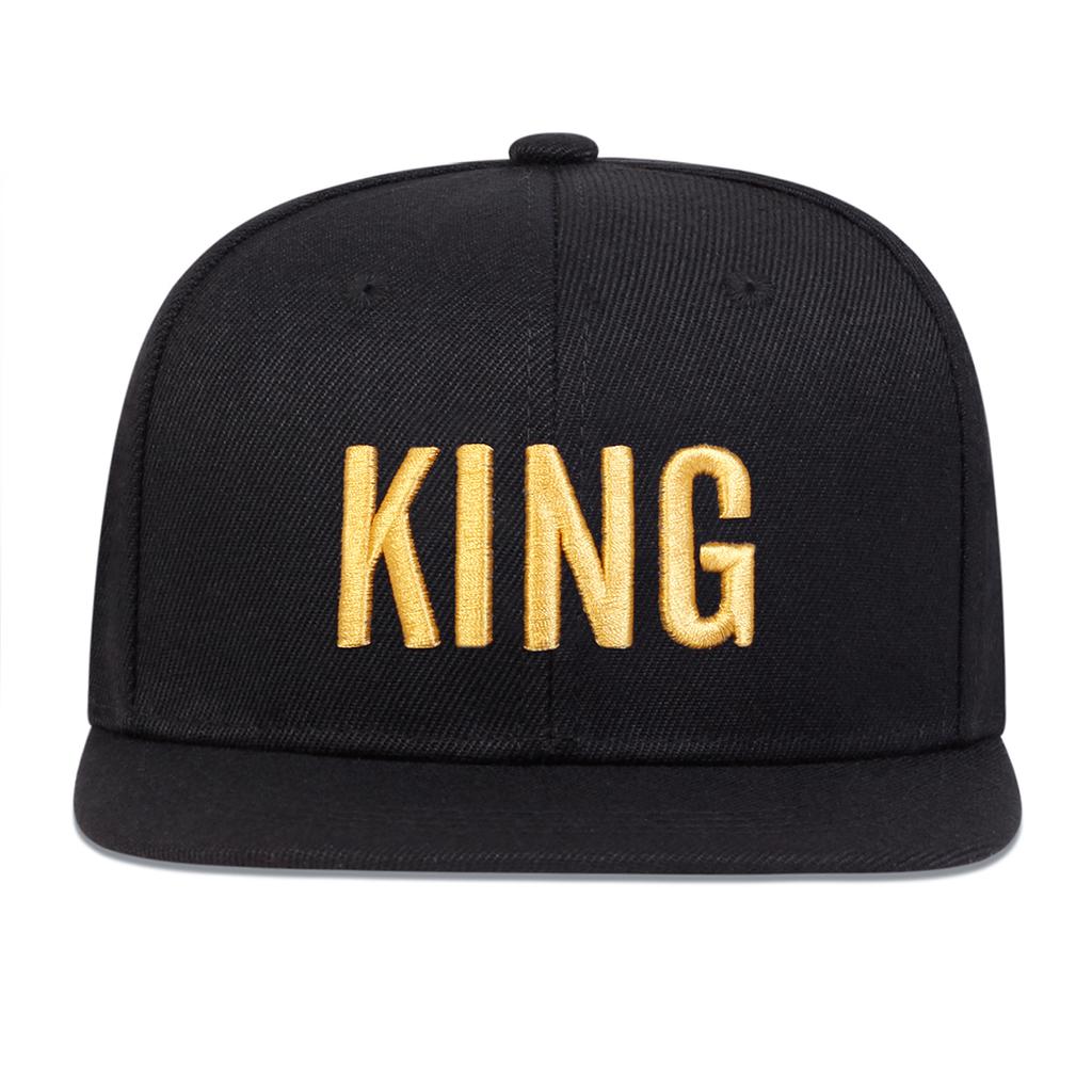 Детская бейсболка с вышивкой KING, модная солнцезащитная кепка Snapback для мальчиков и девочек, уличные спортивные кепки в стиле хип-хоп