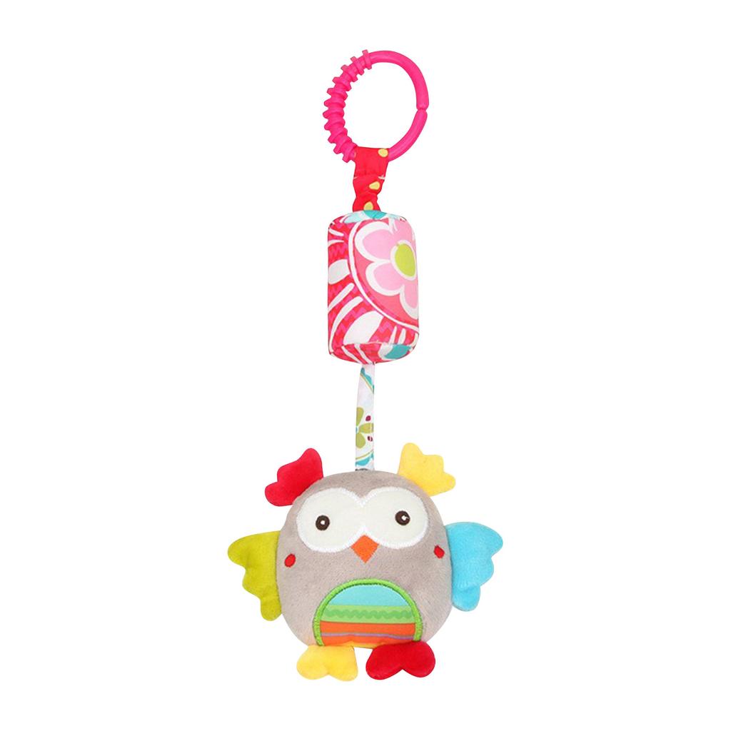 Детские плюшевые мультяшные животные игрушки для кроватки, подвесные детские коляски, висящие мягкие