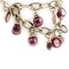 [C5393] — Дизайнерский браслет «Саломея», розовый, фиолетовый