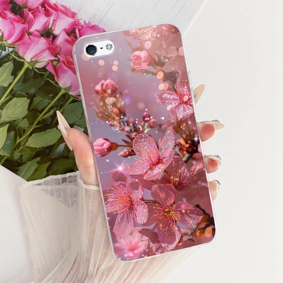 Cute Printing Phone Case For iPhone 5 5s SE (2016) 4 4s Soft Silicone TPU Cases For iPhone4 4s iPhone5 5s Covers Bumpers