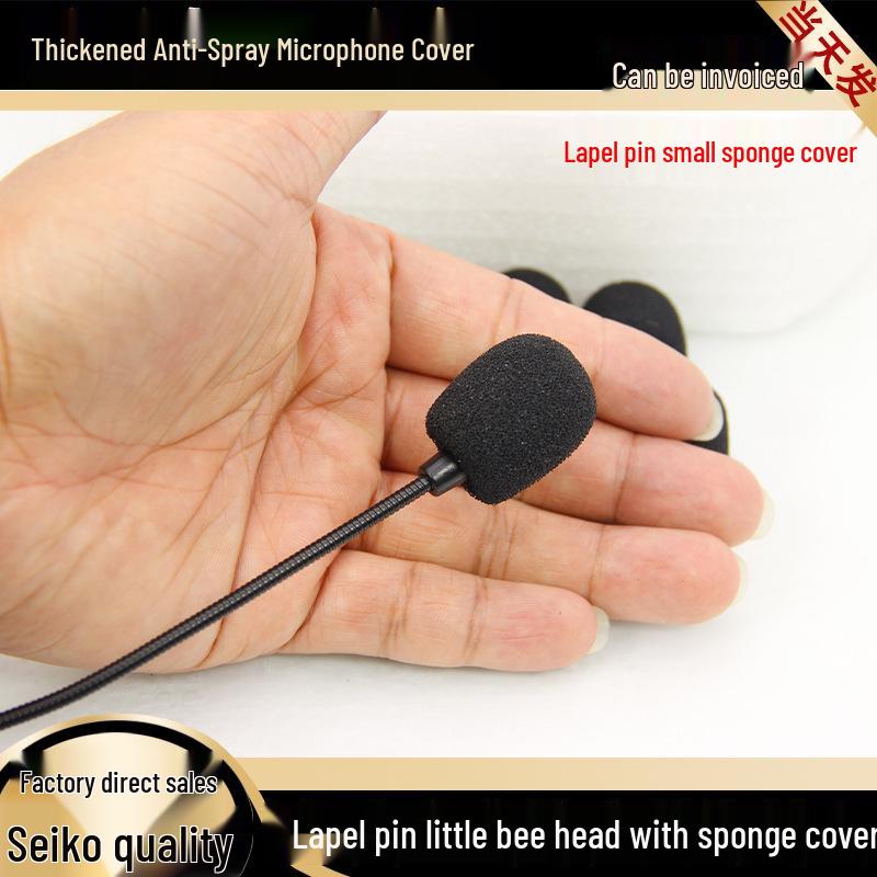 Little Bee Universal Headset with Mic Windscreen and Lapel Clip