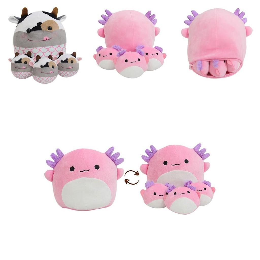 Adorable Squishmallow Axolotl Plush Toys Adorably Soft Stuffed Animal Doll Kids Xmas Gift