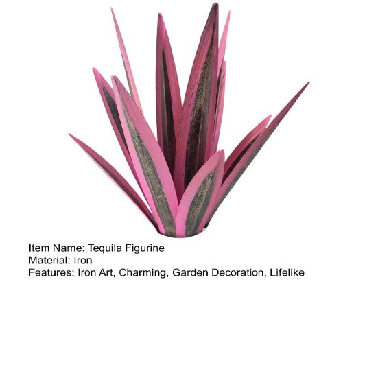 Большая текила деревенская скульптура металлическая текила растение садовая статуя открытый двор газон железная художественная фигурка для домашнего патио декор