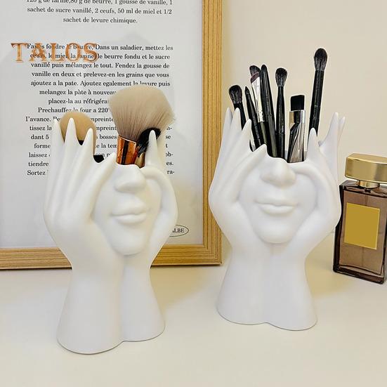 Ваза для цветов в форме лица, белая женская форма, центральный элемент обеденного стола, современный скандинавский стиль, декоративная художественная ваза для дома, гостиной, офиса, книжной полки, декор