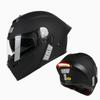 3C/DOT Dual Visor Full Face Motorcycle Helmet With Spoiler Adults Men Women All Season