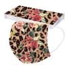 10 шт. трехслойная одноразовая защитная маска с леопардовым принтом для взрослых и цветком