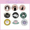 Cute Cat Paw Shaped Metal Badge Cartoon Animal Brooch For Decoration