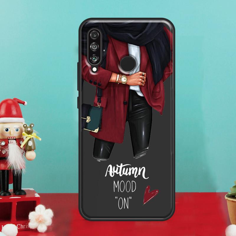 Модная Девушка Арт Для Huawei Nova 9 10 SE 12i 12s 11i 8i Y90 Y60 Y70 Y72 Y73 Y61 Y91 P60 Pro P30 P40 Lite Чехол