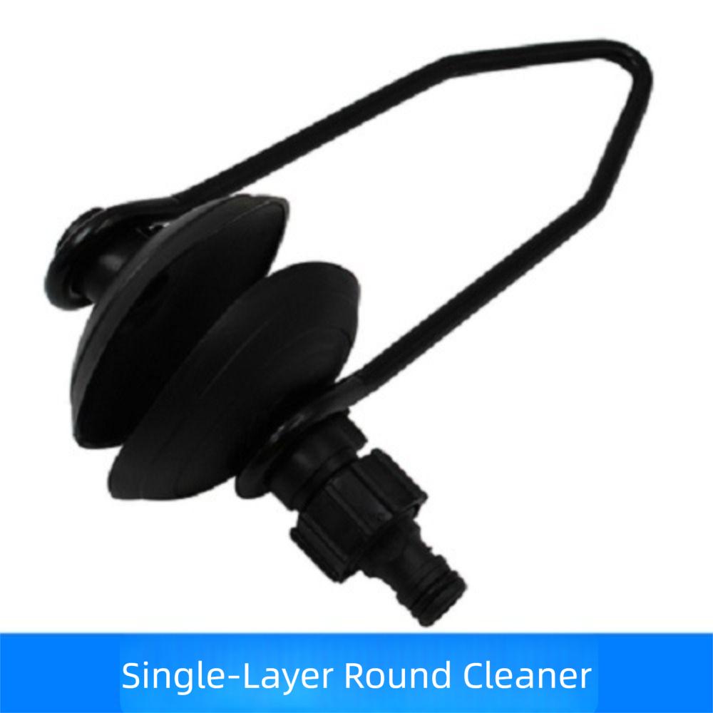 Round Ear Cups Engine Flusher Dual Water Feed Boat Ear Muff Dual Feed Flusher  Outboard Motors