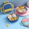 1pc Outing Tableware 304 Portable Stainless Steel Lunch Box Baby Child Student Outdoor Camping Picnic Food Container Bento Box