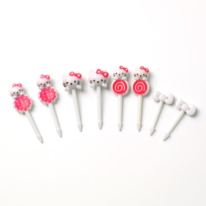 Creative Cartoon Animal Fruit Forks for Kids – Cute, Plastic Bento Picks for Household & Kitchen Use